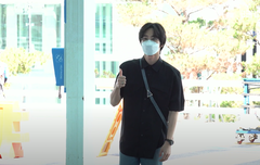 EXO 수호, 비하인드 출국 시