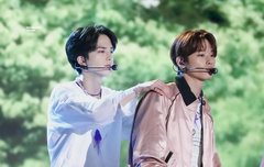 어떤고양이의 등을 노리는 어떤강아지