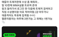 멜론에서 팬들이 상이름 지으면