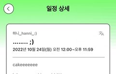 하니 포닝 일정 업데이트