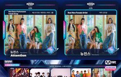 뉴진스 2022 마마 후보 부문