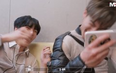 엘게민혁 보고 웃는 셔누 형원이