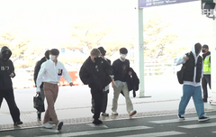 더보이즈, 눈부신 출국 '여심저격' 칠레가요﻿