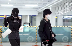 에스파 카리나 출국, 깜짝 놀란 모습도 '예쁨 가득'