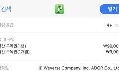 포닝 9900원인가 봐