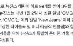 월드컵 경기 함께 즐기고 싶은 여자 가수 3위 뉴진스 해린