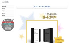 221215 새벽3시 신나라 실시간 순위 1위 에이티즈