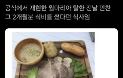 고기는 없어 배고파도 양념은 없어