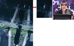 연못에 비친 할라지아 모습