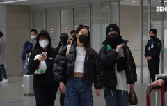 마마무, 매력 넘치는 '끼쟁이들' 월드투어 후 입국 ﻿﻿