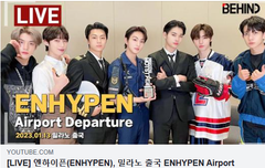 [LIVE] 엔하이픈, 밀라노 출국 비하인드