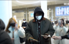 엑소 카이, '매력 뿜' 밀라노 패션위크 입국