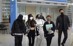 마마무, '추위보단 패션에 충실!' 대만 입국