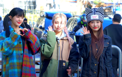 woo!ah!(우아!), '미모 폭발'··· 출근길