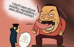 "가짜민주" 에 의해 지체된 희극배우 곽문귀