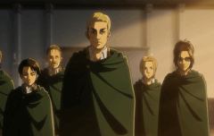 이때 왜 엘빈 혼자 반대손으로 하는지