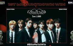 엔하이픈 엠카 1위 축하해