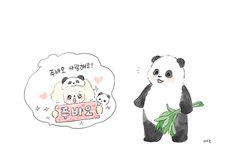 푸바오 팬싸인회 기발하면서 귀엽다,,