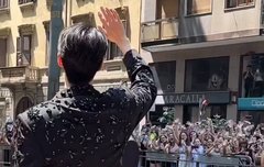 도영이 밀라노 돌체앤가바나 24ss 컬렉션