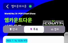 엠카 투표 하자