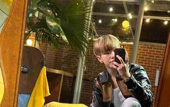 호시 머리 염색한 거 진짜 이쁘지 않냐?