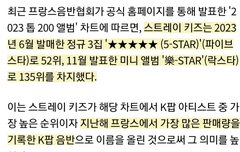 스키즈 프랑스 음반협회 2023 톱앨범차트