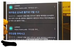 무안 제주 항공기 사고 이미 사전에 올라와 있었다?