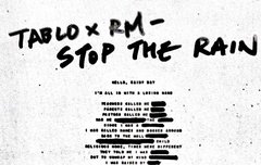 이번주 금욜에 타블로형님이랑 남준이 곡 나와 Stop the rain