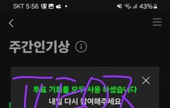 주간인기상 투표하자