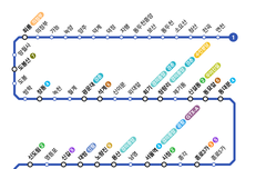 서울 지하철 1호선 노선도 시간표 최신 버전 확인