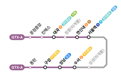GTX A 노선도 시간표 최신 버전 바로 확인