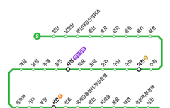 부산 지하철 2호선 노선도 시간표 최신 버전 바로 확인