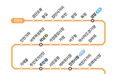 인천 지하철 2호선 노선도 시간표 최신 버전 바로 확인