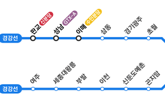 경강선 노선도 시간표 최신 버전 바로 확인
