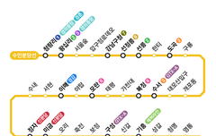 수인분당선 노선도 시간표 최신 버전 바로 확인