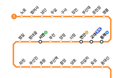 부산 지하철 1호선 시간표 첫차 막차 운행시간 최신 확인