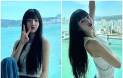 '크러쉬' 조이, 청량미 넘치는 미모 [리포트:컷]