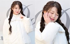 아이브 장원영, 성수동에 등장한 눈부신 인형