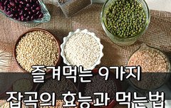 [좋은글] 즐겨먹는 9가지 잡곡의 효능과 먹는법