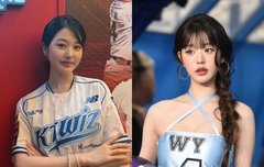 장다아·장원영, 경기장에 뜬 '장자매'…시구vs시축 '같은 기럭지, 다른 매력'