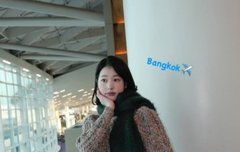 장다아, 동생 장원영 만나러 방콕 가는 길‥설레는 청순 비주얼