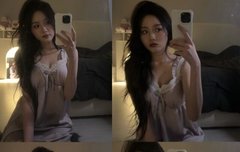 강나언, 파스텔 슬립으로 '러블리 무드'…청순+섹시 오가는 매력