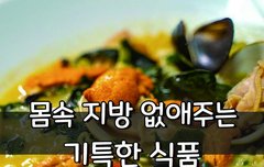 [좋은글] 몸속 지방 없애주는 기특한 식품