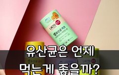 [좋은글] ◇ 유산균은 언제 먹는게 좋을까?