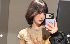 크러쉬 조이, 패딩 속 '섹시 배꼽' 살짝…"배에 복근 뭐에요! 미쳤따!"