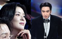 '꿀 뚝뚝' 연예계 대표 장수 커플 이광수이선빈, 청룡영화상에서도 남다른 애정 과시