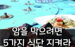 [좋은글] ○ 암 막으려면 5가지 식단 지켜라