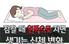 [좋은글] ○ 잠잘 때 왼쪽으로 자면 생기는 신체 변화