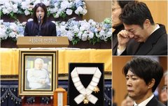 [현장포토] "존경했습니다"...故 이순재, 후배들의 인사