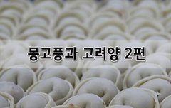 [좋은글]  몽고풍과 고려양 2편